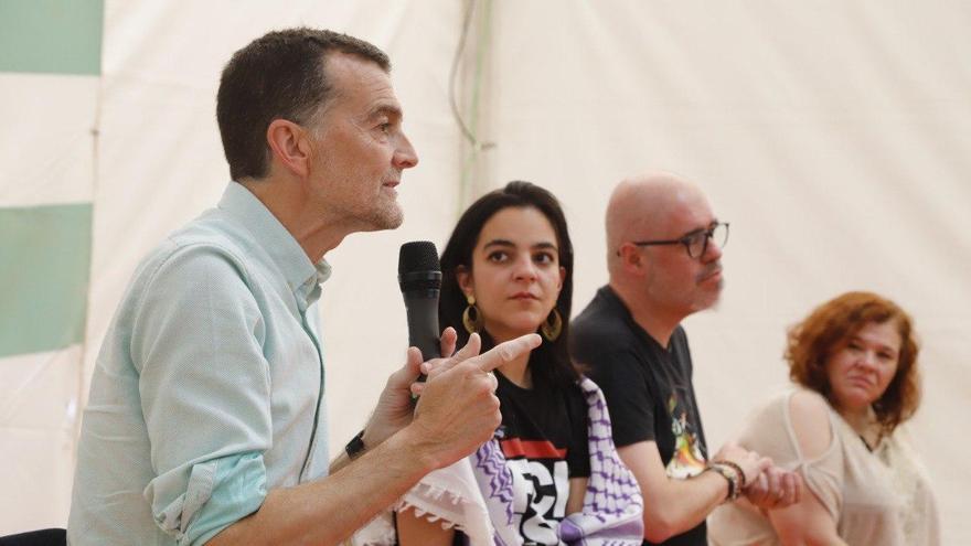 Antonio Maillo en la fiesta del PCA en Córdoba