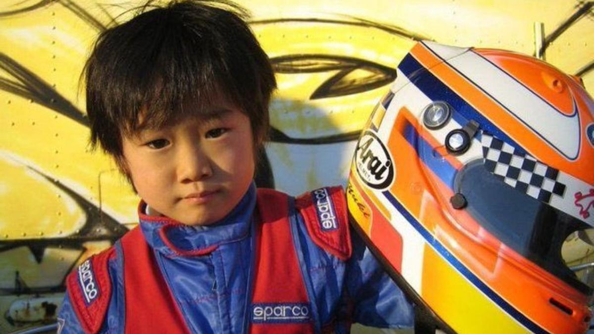 El pequeño Yuki brilló en el karting en Japón