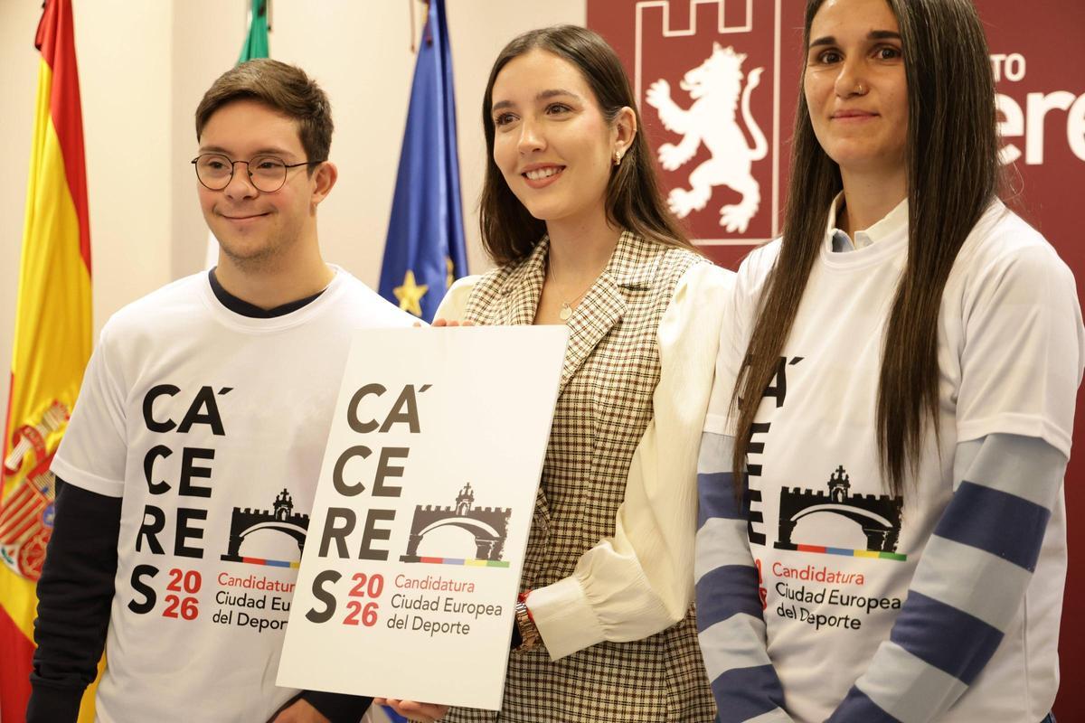 Presentación de la candidatura de Cáceres a la Capitalidad Europea del Deporte del 2026