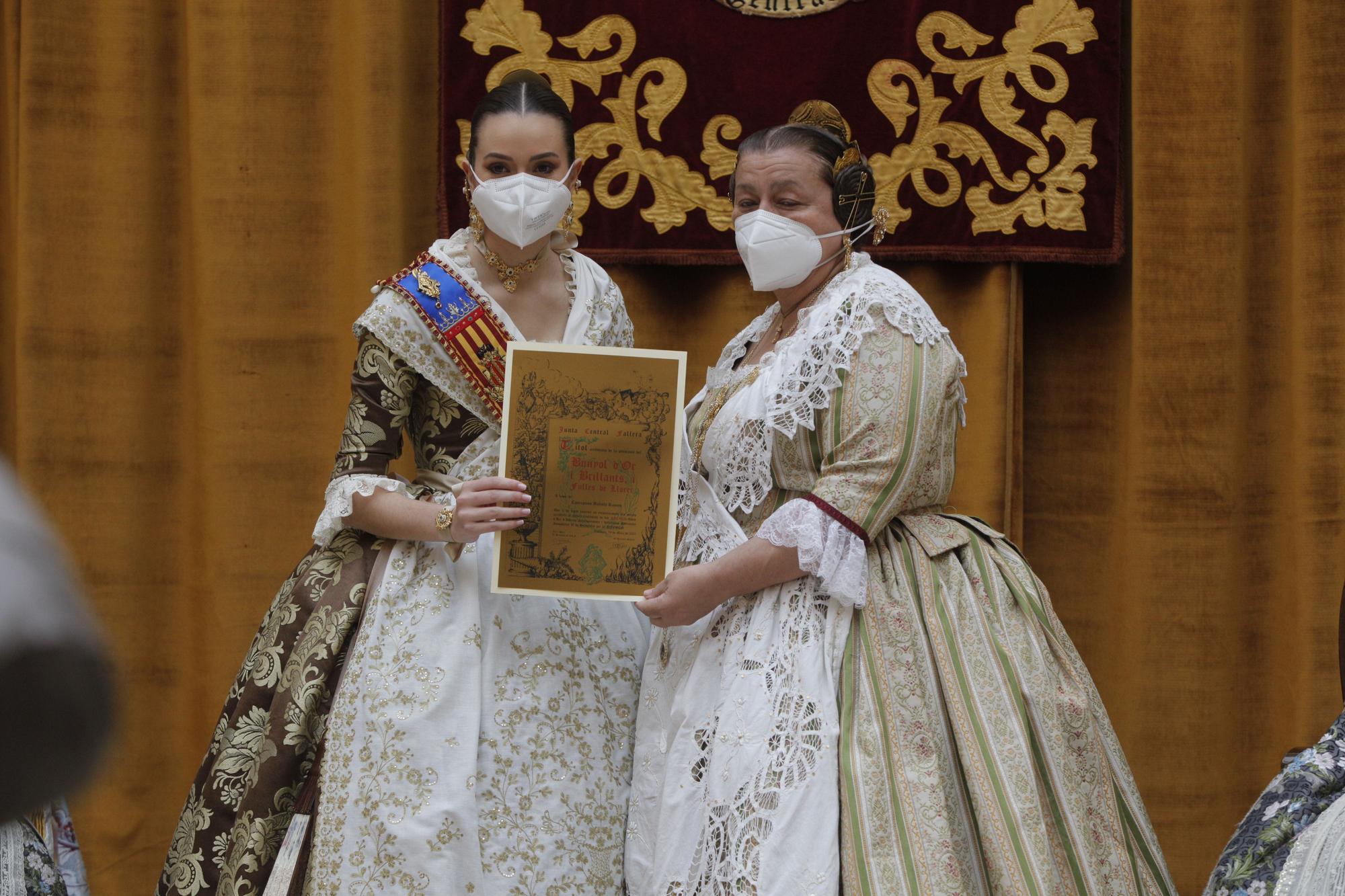 Las dos sesiones de homenaje de "brillants" en las fallas de Jesús