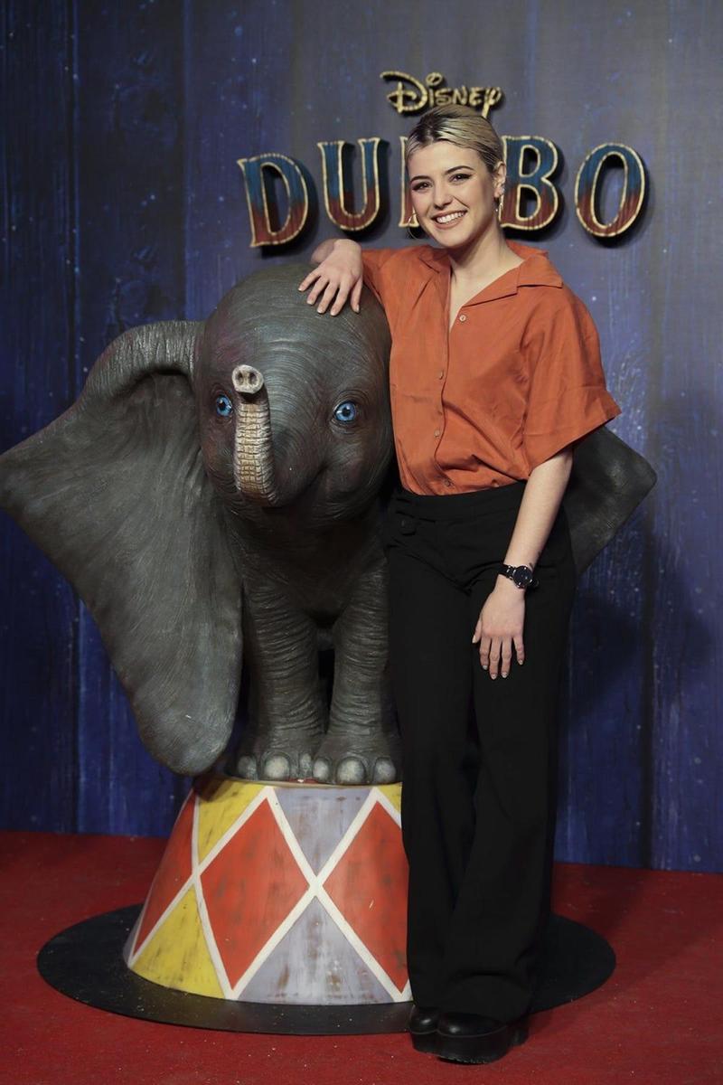 Alba Reche de OT 2018 en la premiere de 'Dumbo'