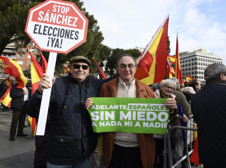 Las imágenes de la concentración en Madrid.