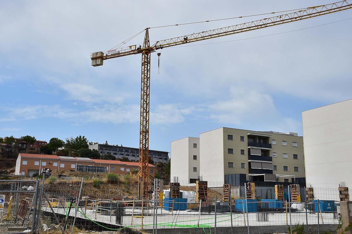 Imágenes de la zona donde se construirán 26 viviendas protegidas en Plasencia