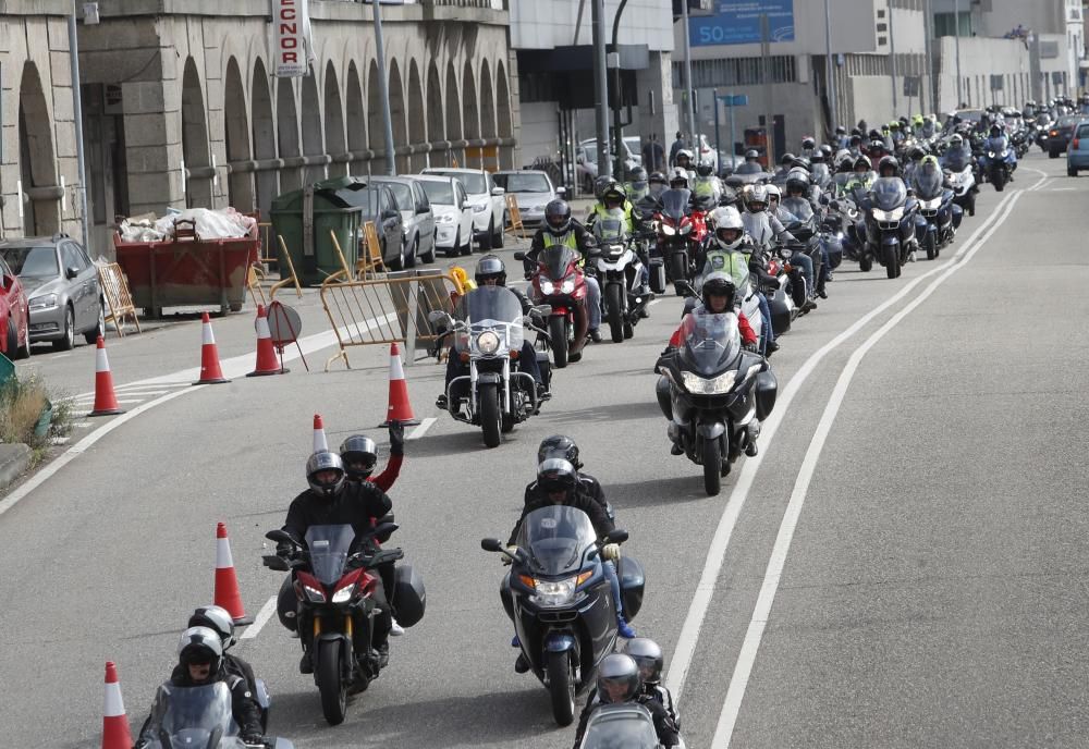 Concentración Motera Motopolis 2018 en Vigo: las motos de los agentes rugen en la ciuda