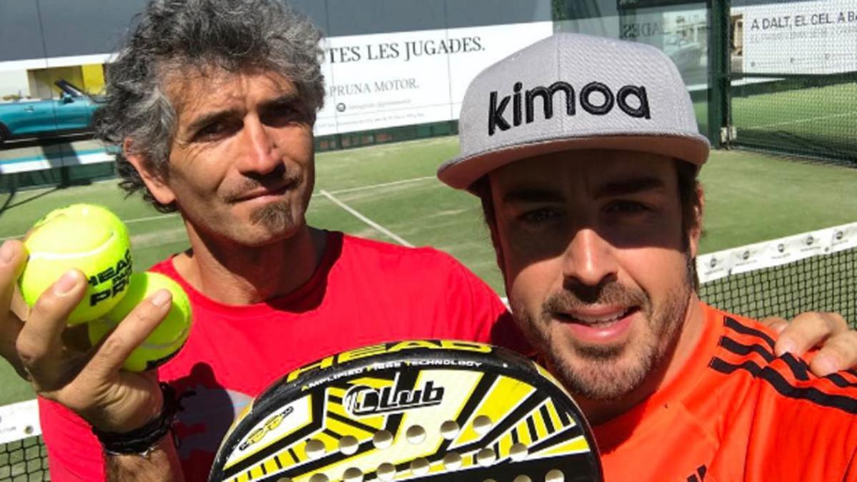 Fernando Alonso padel