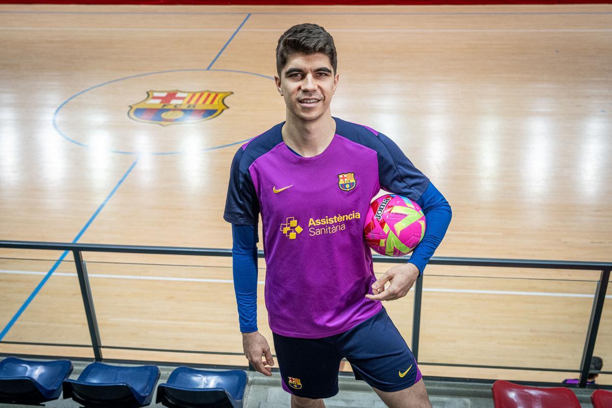 Antonio Pérez, jugador del FC Barcelona de fútbol sala