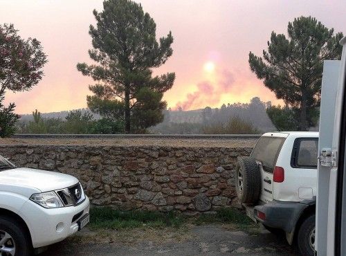 Incendio en la Sierra de Gata (Cáceres)