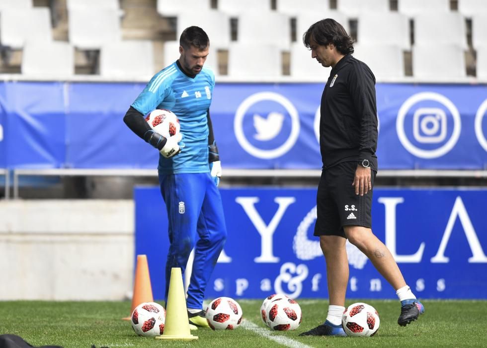 Entrenamiento del Oviedo