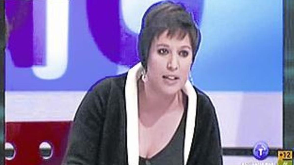 Beatríz Talegón, en la cadena pública Castilla-La Mancha TV.
