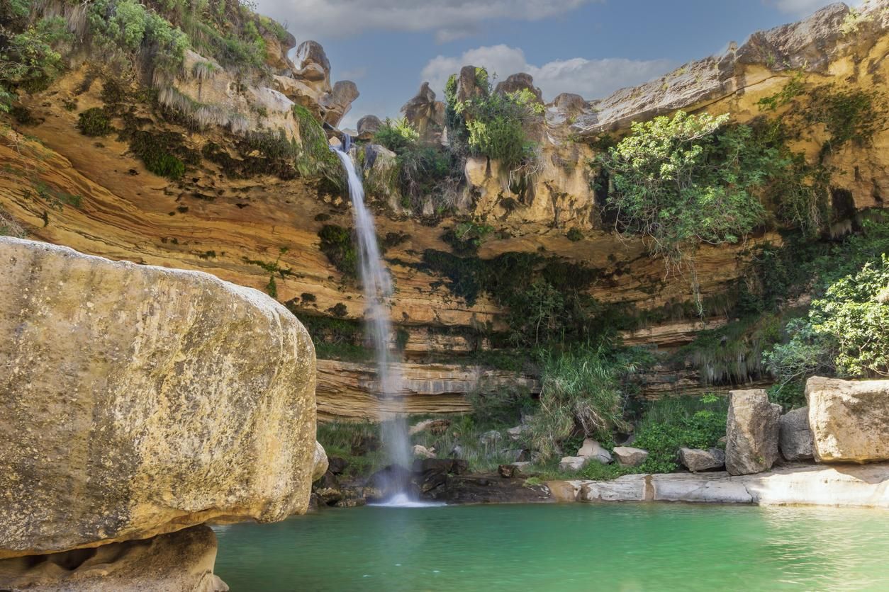 Fotografía del espectacular Salto de la Portellada.