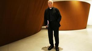 Richard Serra, en la presentación de una exposición que le dedicó el MoMA en 2007.
