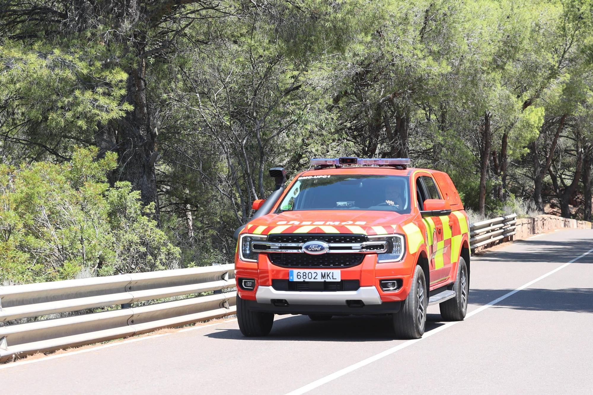 Galería de imágenes: Estabilizan el incendio del Desert