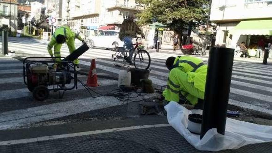 Las piedras se colocarán en el entorno del Parque da Palma. // S.Á.