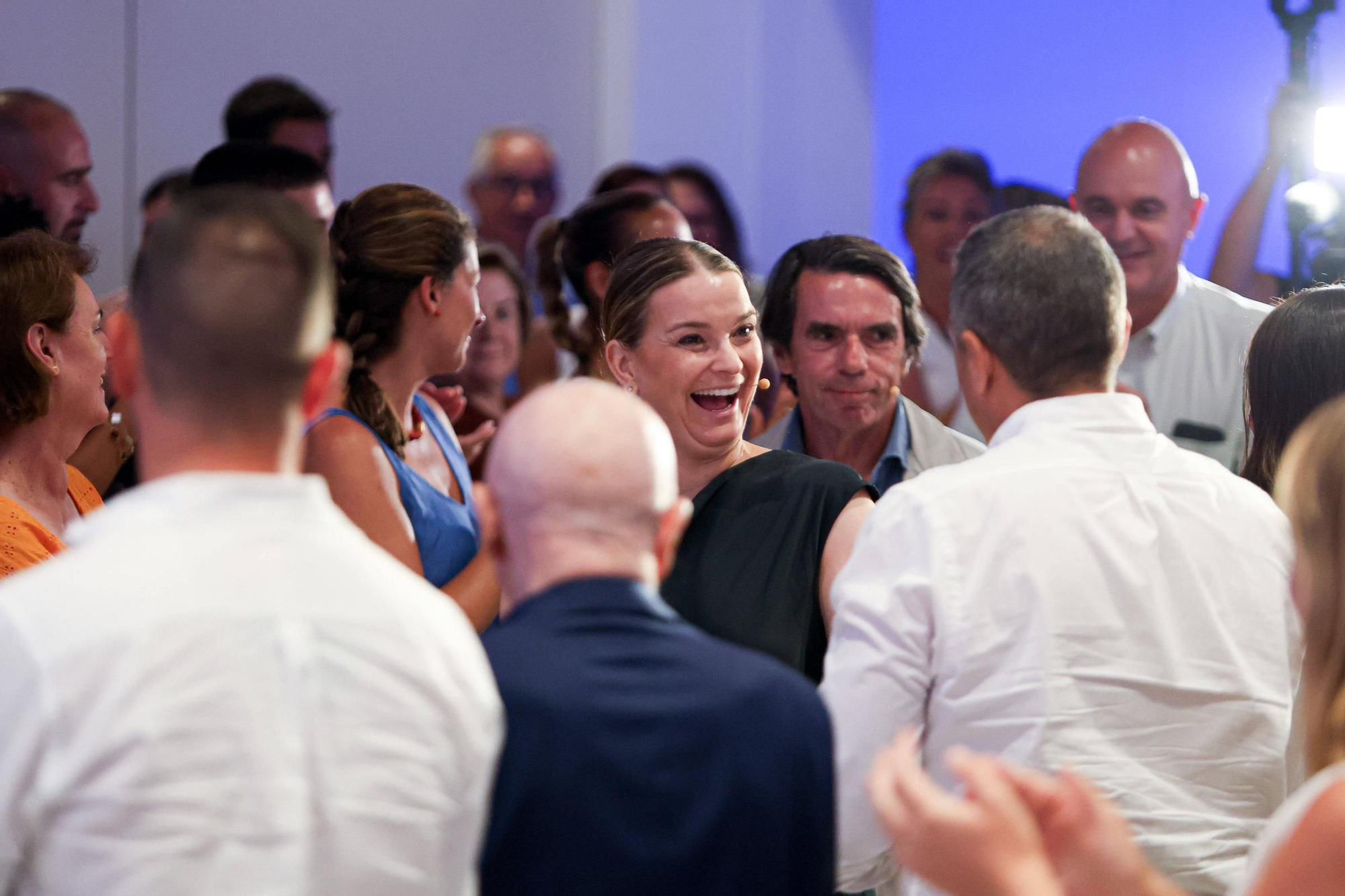 Aquí están las imágenes de José María Aznar en la Conferencia Política del PP de Ibiza