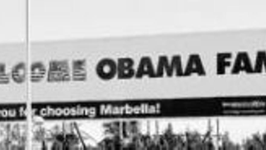 Marbella: BIENVENIDAA LOS OBAMA AL ESTILO BERLANGA