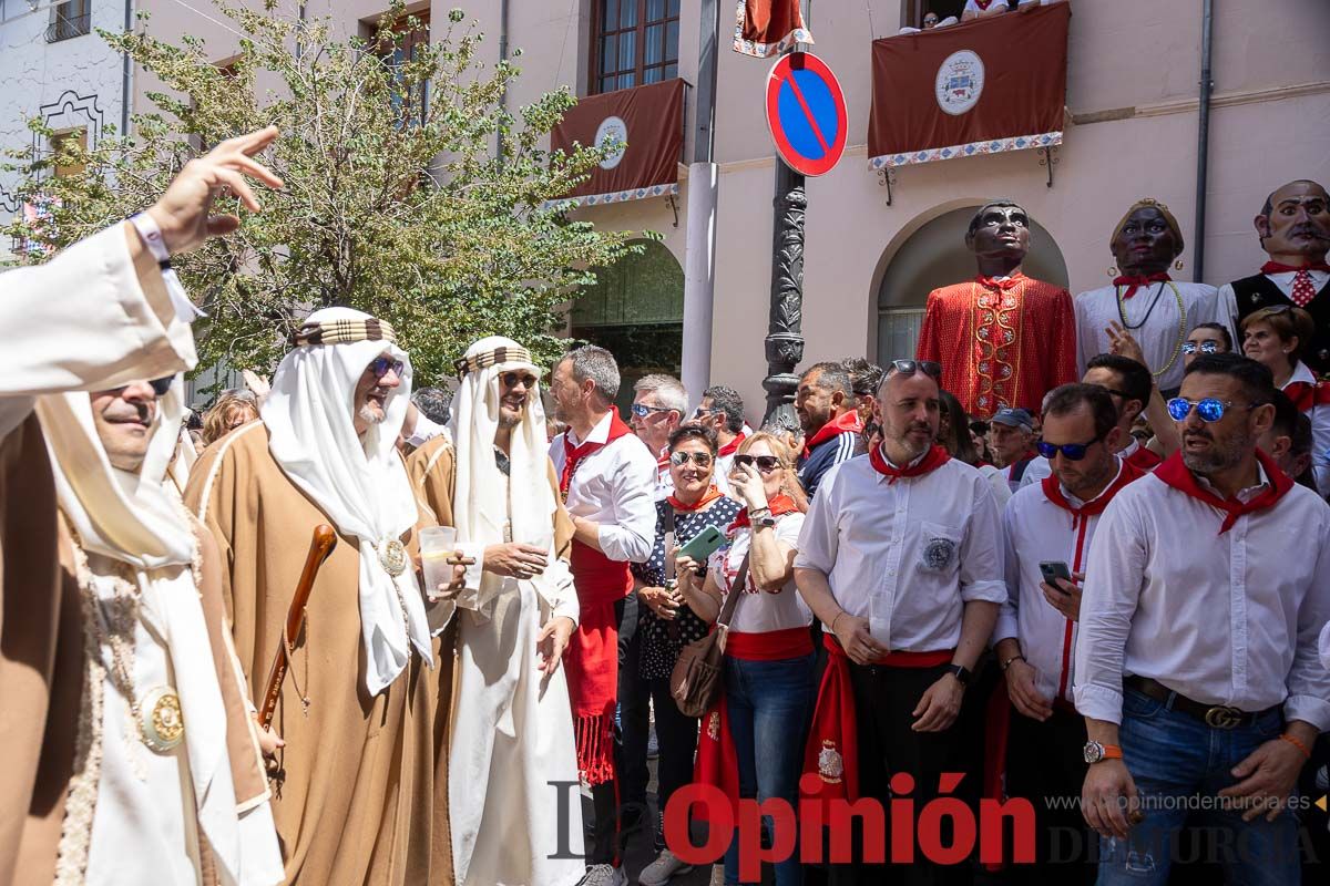 Moros y Cristianos en la mañana del dos de mayo en Caravaca