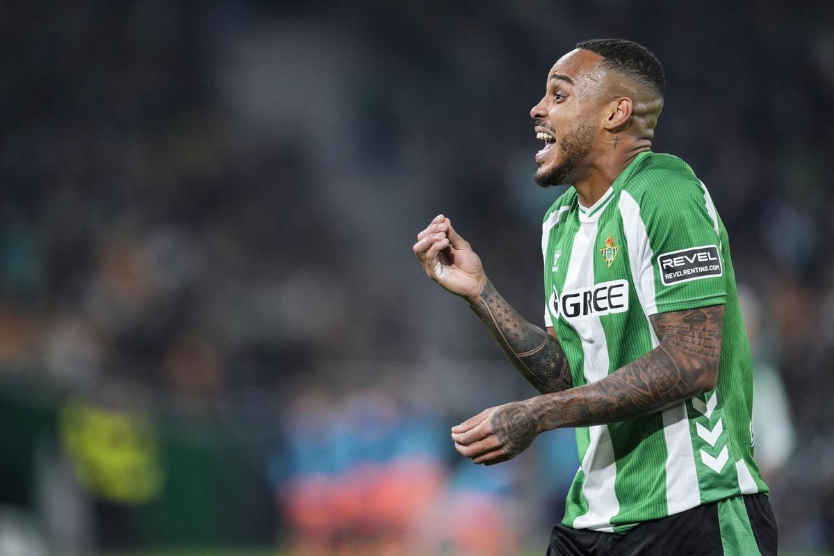 Natan, en un partido con el Betis en La Cartuja