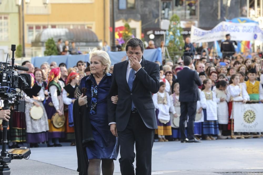 La alfombra azul de los premios "Princesa de Asturias" 2016"