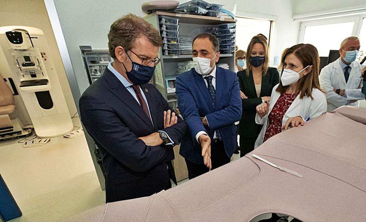 Desde la izq., Núñez Feijóo, García Comesaña, Fernández Tapias, Mallo Alonso y Puente Prieto. |   // FDV