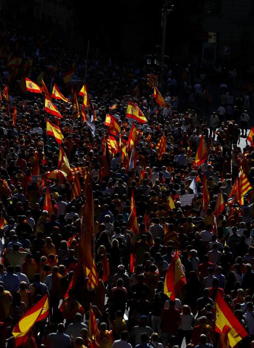 Manifestación en Barcelona por la unidad de España