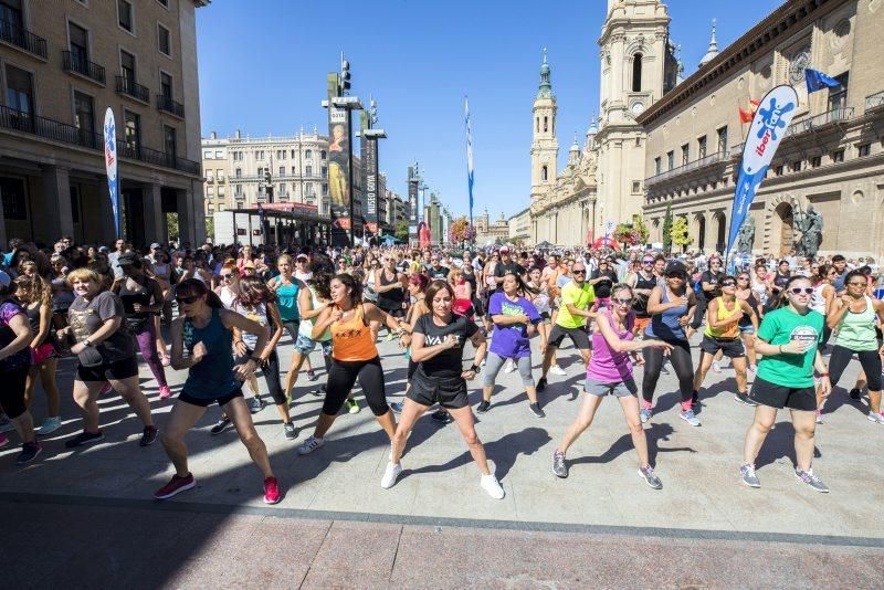 Día del Deporte en la Calle en la Plaza del Pilar de Zaragoza