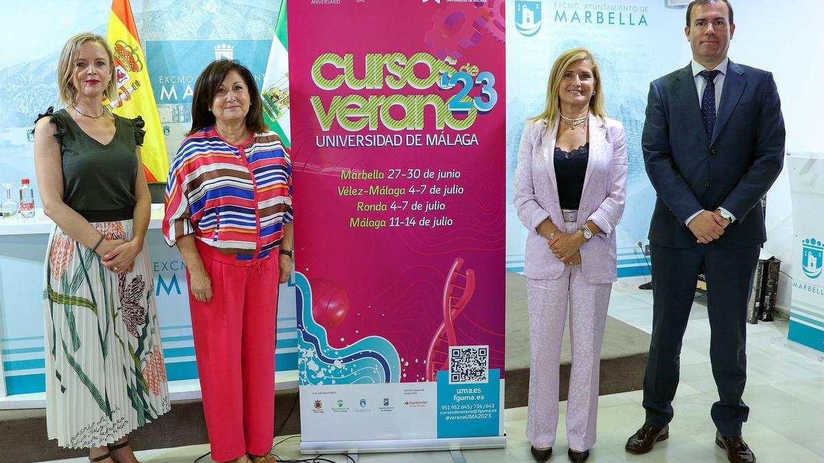 Presentación de los Cursos de Verano de la UMA en Marbella.