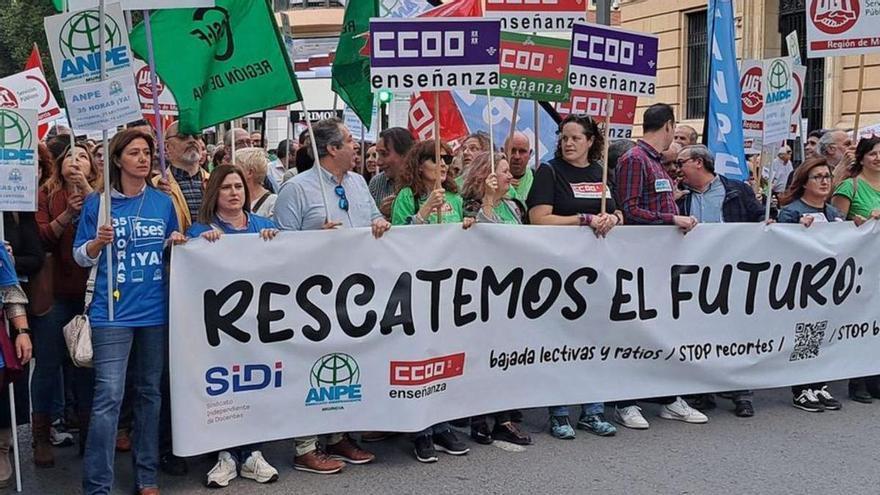 Manifestación educativa, el pasado 14 de marzo.  | CCOO