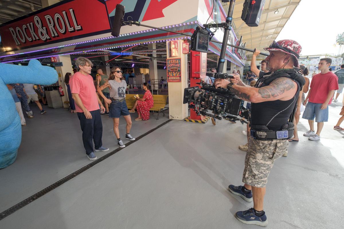 Rodaje de 'Menudas vacaciones' con Salva Reina y Amaia Salamanca