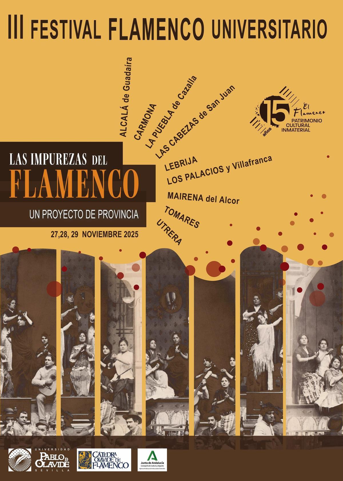 Cartel Festival Universitario Flamenco 2025
