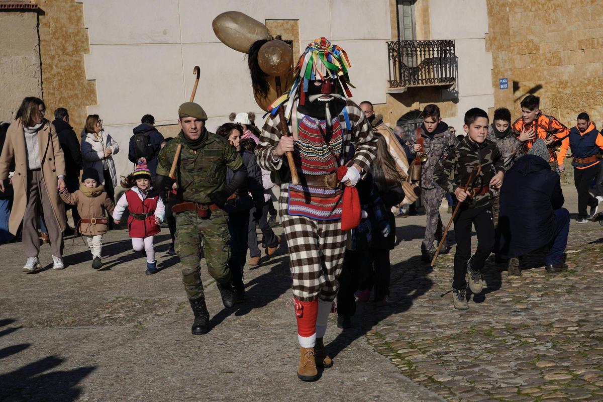 El Zangarron en su última salida en Sanzoles.