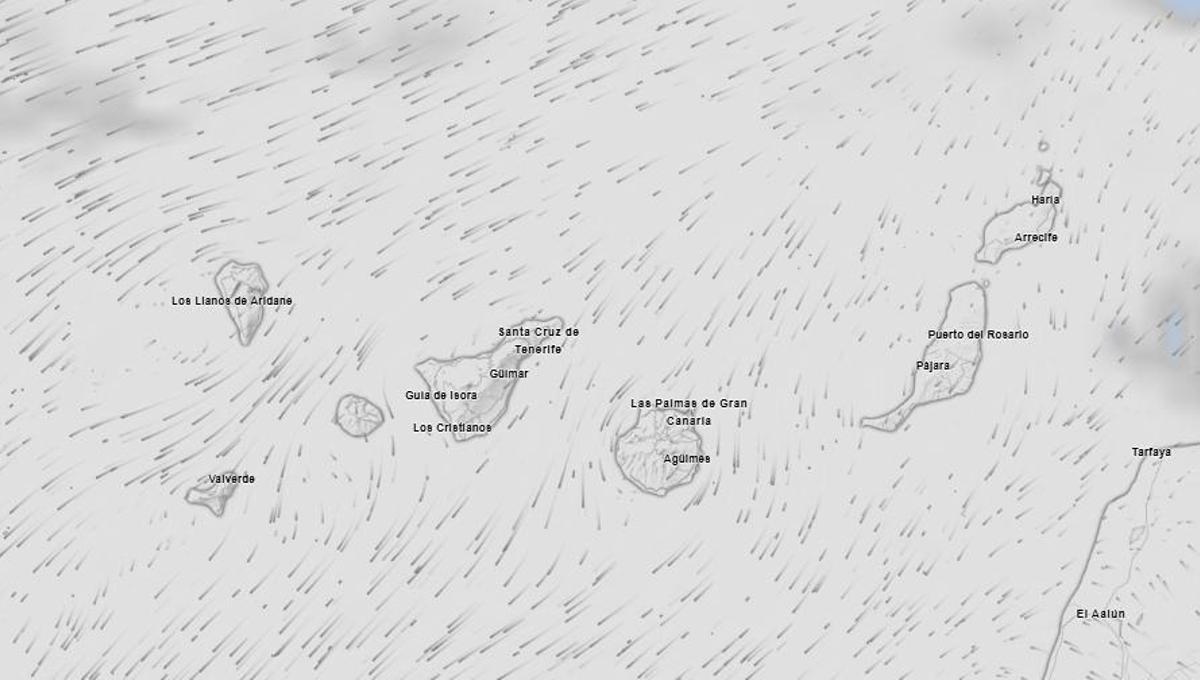 Mapa del tiempo.