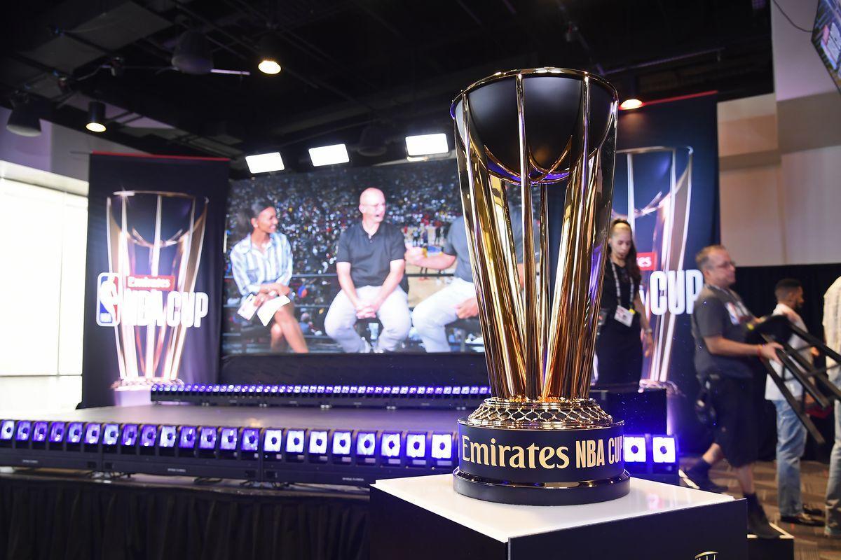 Trofeo entregado a los campeones de la Copa NBA.