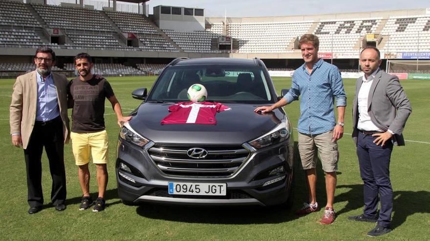 Patrocinio El FC Cartagena y el Grupo Huertas caminarán de la mano esta temporada