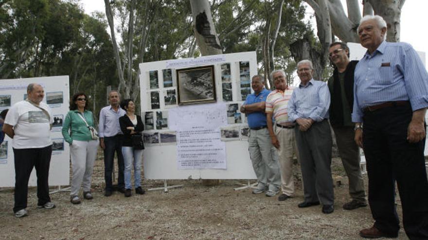 Representantes de las asociaciones ayer en el Balneario del Carmen.