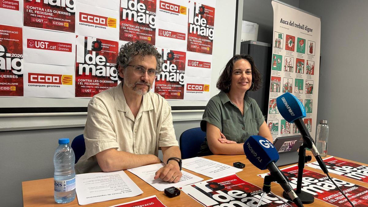 La UGT i CCOO fixen l'accés a l'habitatge i la lluita contra l'extrema ...