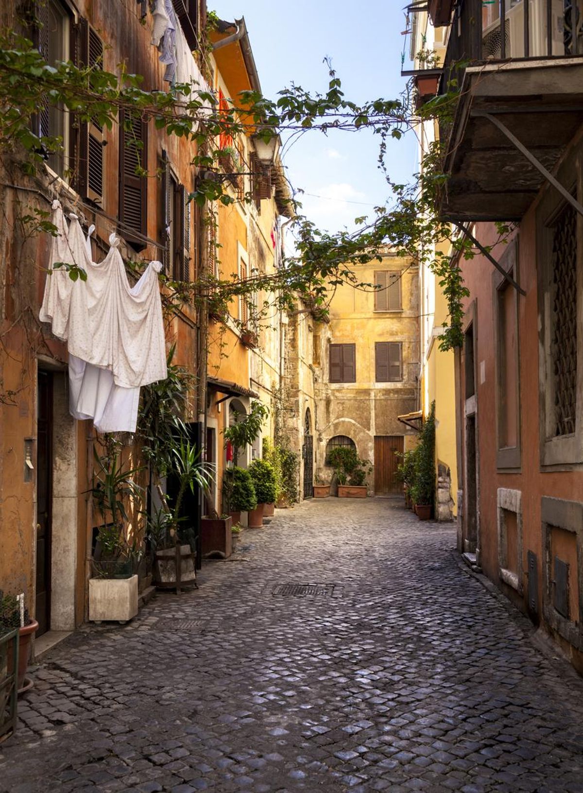 Calles del Trastevere en Roma
