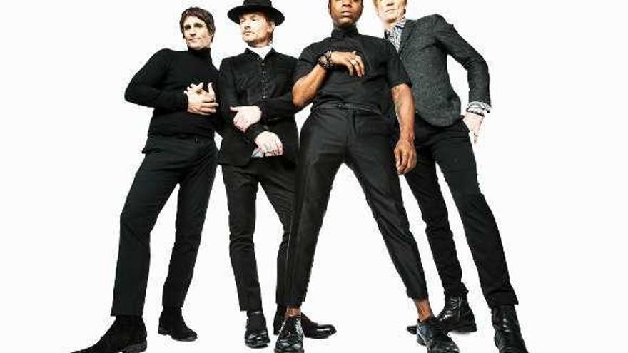 El grupo estadounidense de &quot;soul blues&quot; Vintage Trouble actúa esta noche en Santiago