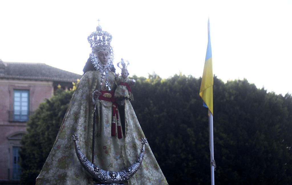 Así ha sido el regreso de la Virgen de la Fuensanta a su monasterio en Algezares