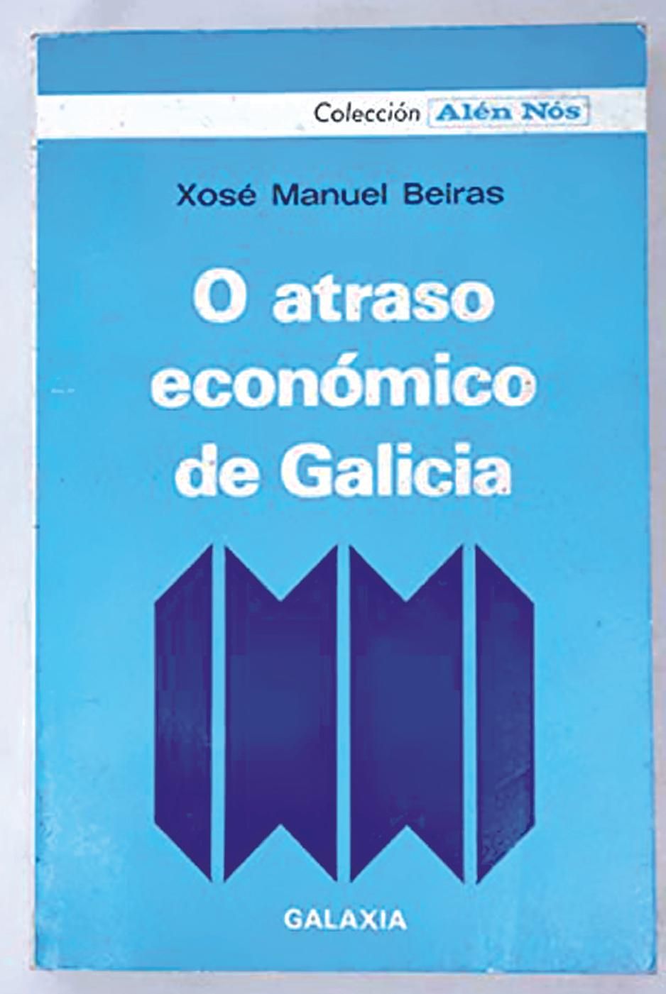 Portada de &quot;O atraso económico de Galicia&quot;.