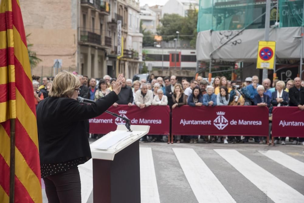 Celebració institucional de la Diada a Manresa