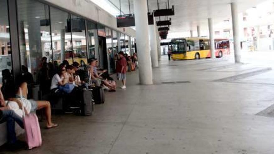 Imatge d&#039;arxiu de l&#039;estació d&#039;autobusos de Lloret de Mar.