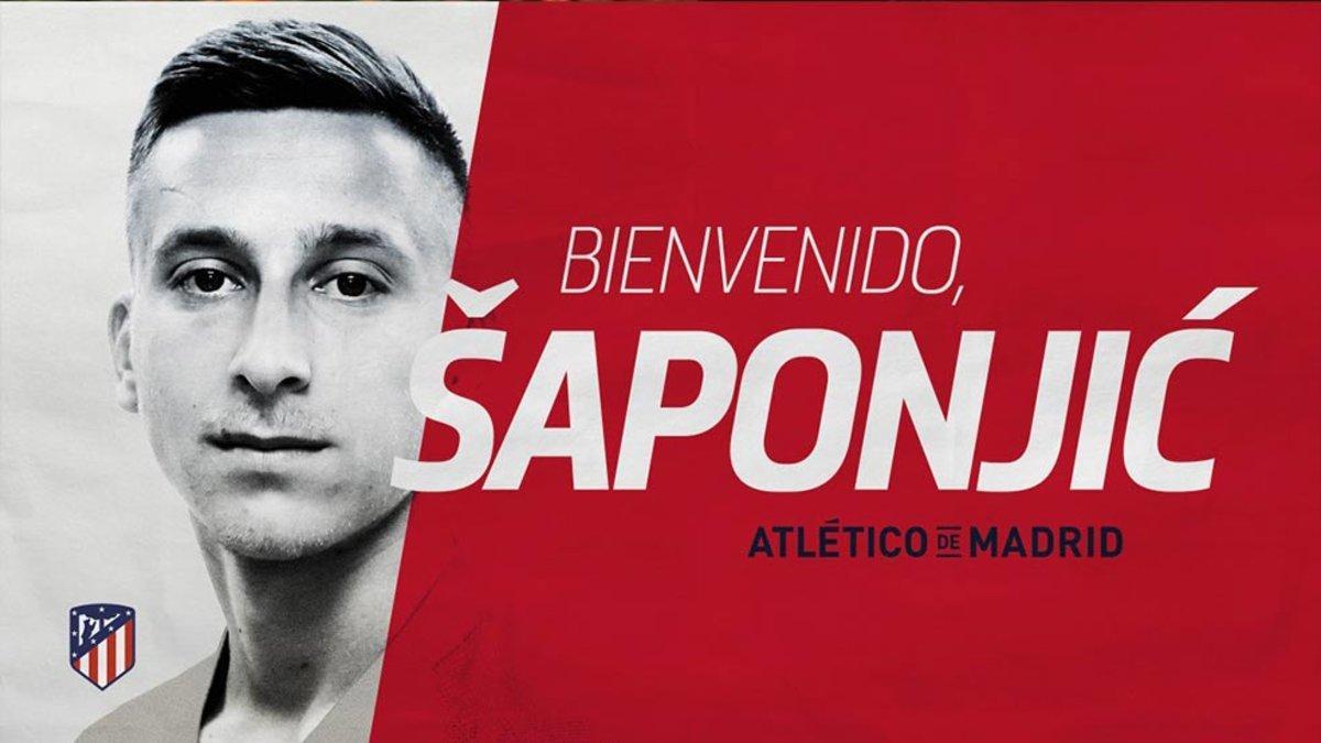 El Atlético dio la bienvenida a su nuevo fichaje