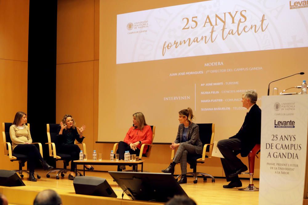 Acto de celebración del 25 aniversario del Campus de Gandia