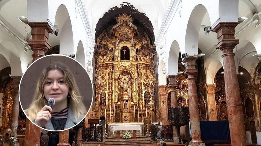 Natalia Roldana, historiadora del arte sevillana: "Esta es la iglesia de Sevilla que está dedicada a Papá Noel"