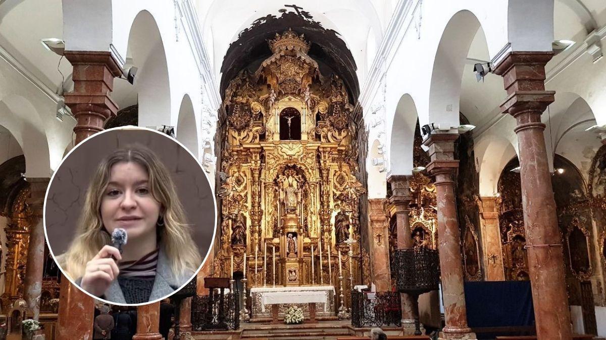 Natalia Roldana, historiadora del arte sevillana: "Esta es la iglesia de Sevilla que está dedicada a Papá Noel"