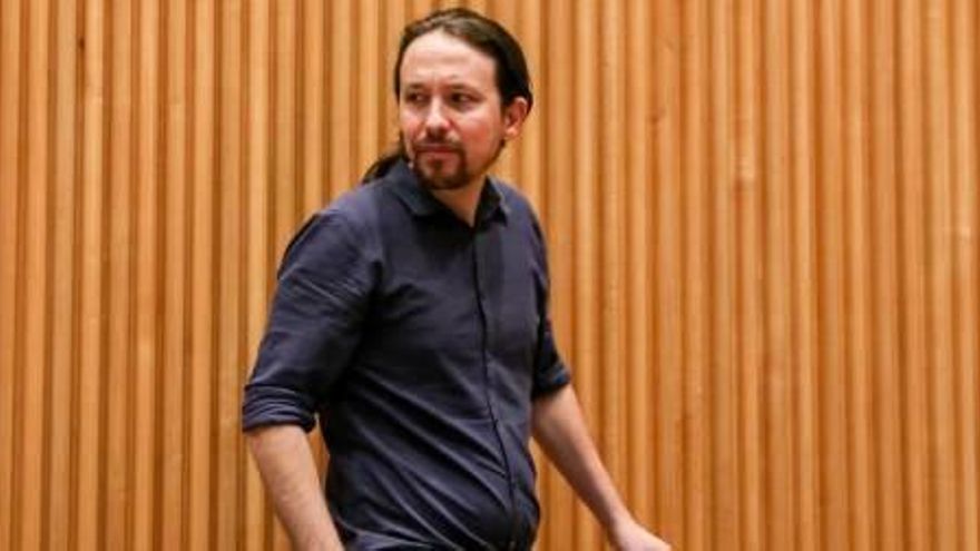 El secretari general de Podemos, Pablo Iglesias, en una imatge d&#039;arxiu