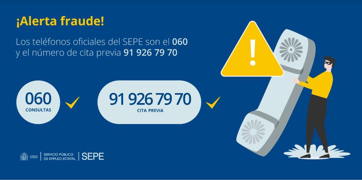 Estos son los números del SEPE.