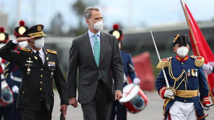 Felipe VI llega a Ecuador para asistir a la toma de posesión de Guillermo Lasso