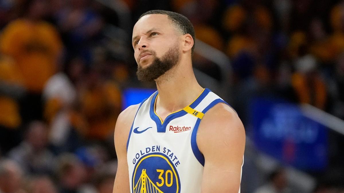 Stephen Curry, durante los playoffs