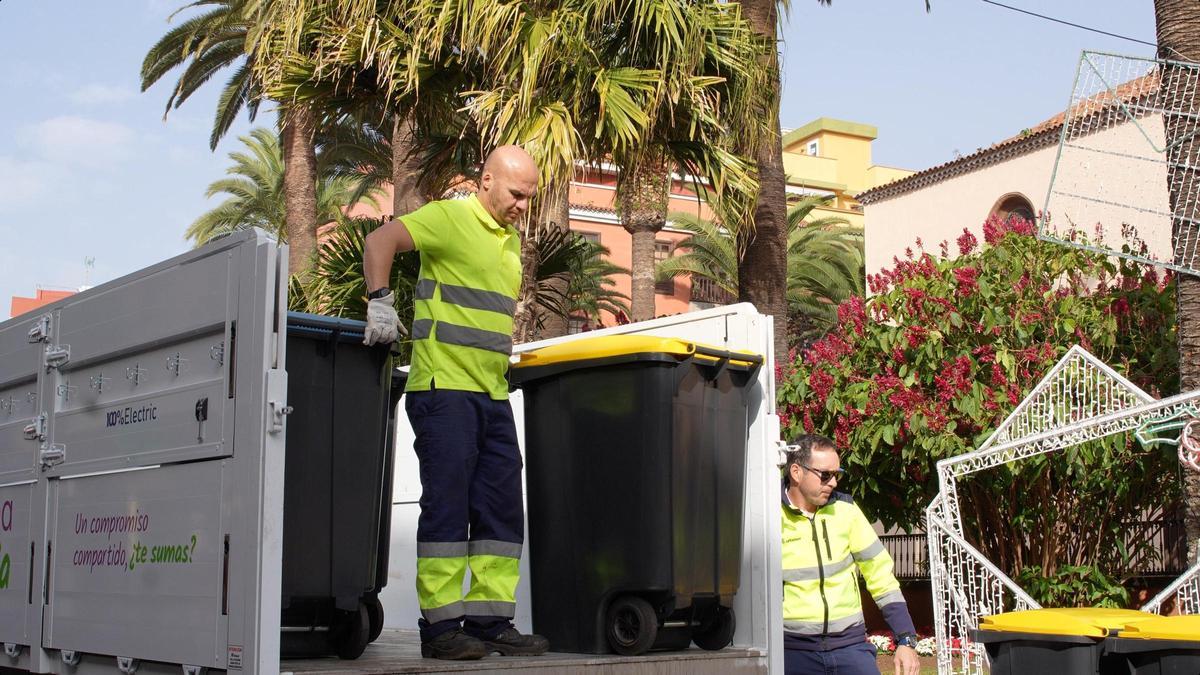 Presentación de los nuevos contenedores de La Laguna